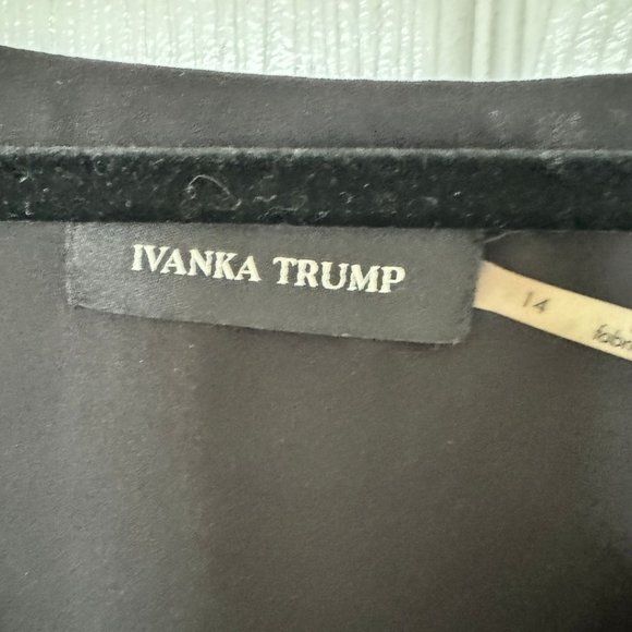 Black and purple floral dress | US 14 - Picture 5 of 5